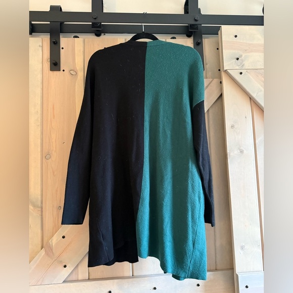 Express Colorblock Open Front Cardigan - Picture 2 of 5